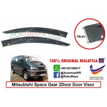 Mitsubishi Space Gear 2Door 1994-2007 AG Door Visor Air Press Wind Deflector (Extra Big 16cm Width)
